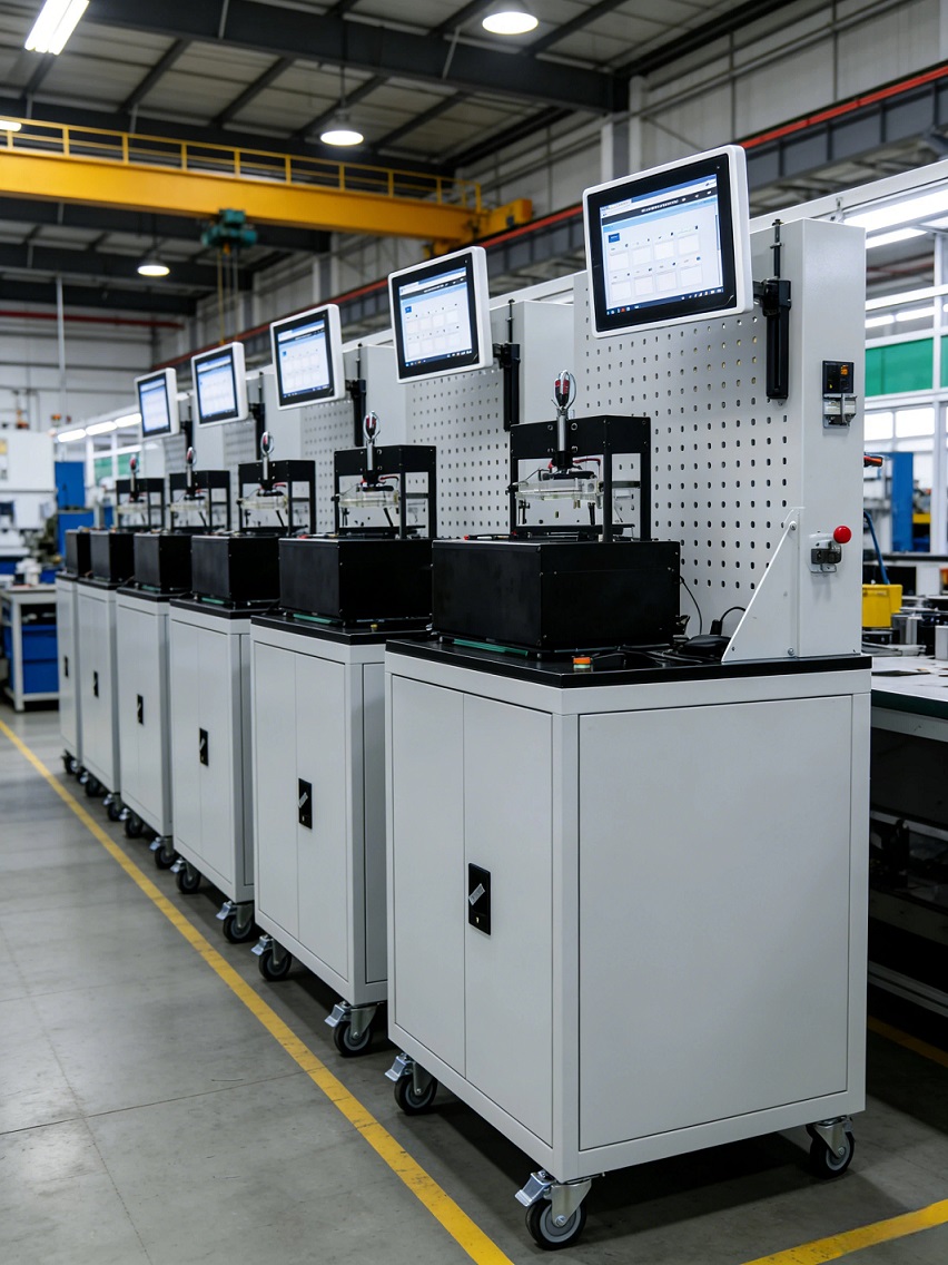 宏控天工·智能产线测试平台 多工位示意图